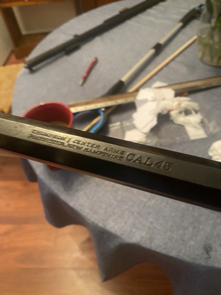 45 caliber Thompson Center 29 " Barrel ,15/16" Muzzleloader