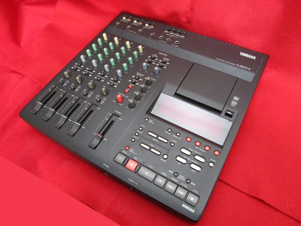 YAMAHA MD4 Mini disc Digital Multi-Track Recorder MTR TESTED w/cable #2