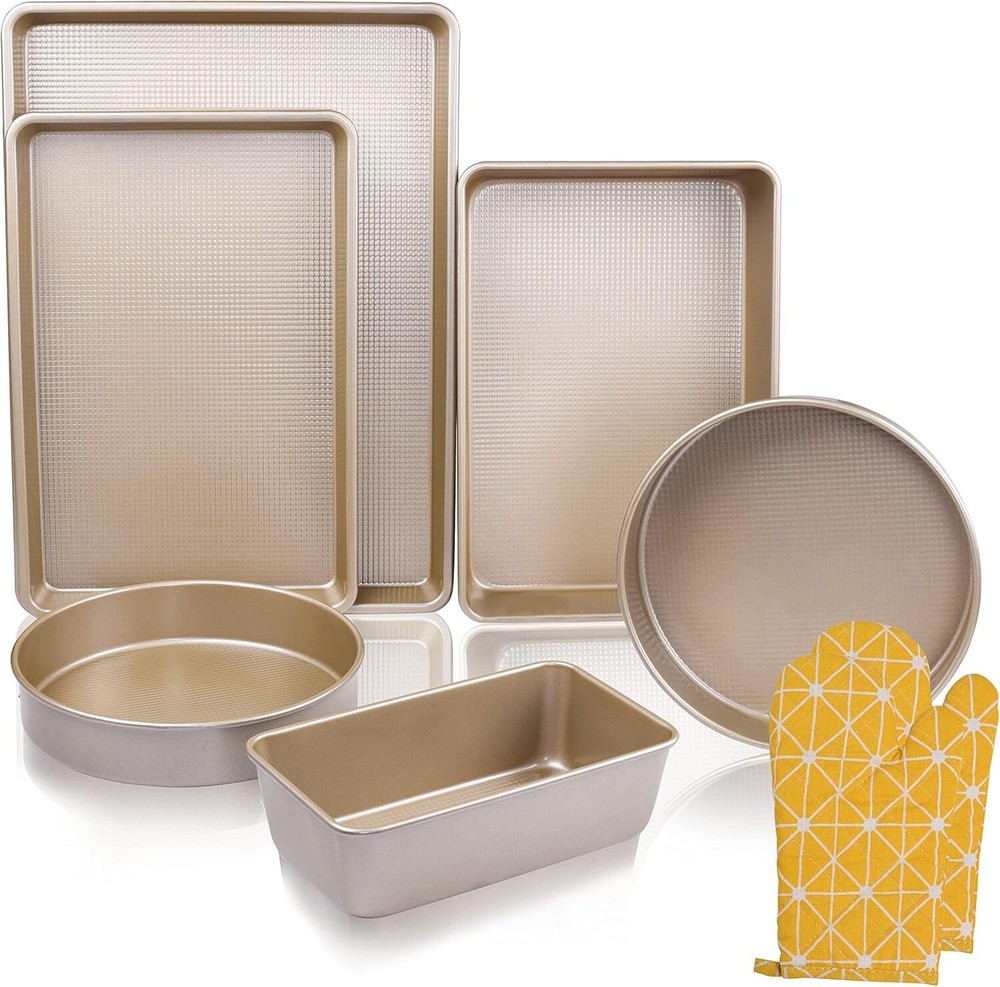 Non-Stick Bakeware Set Textured 6-Piece Set