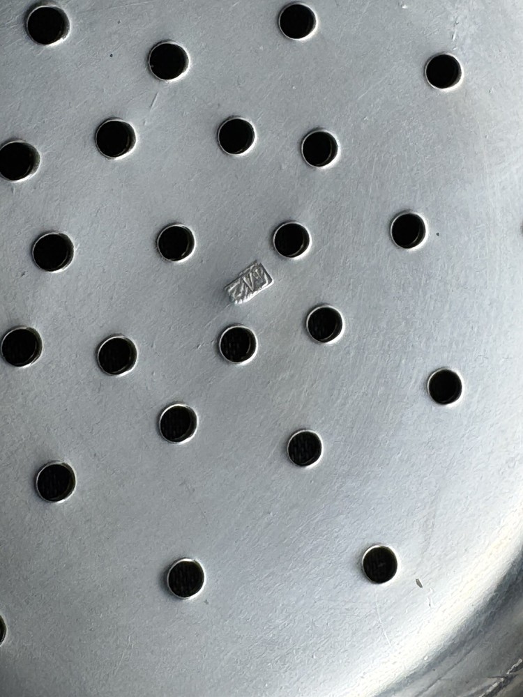 Vintage Dutch 833 Silver Tea Strainer, 36 grams