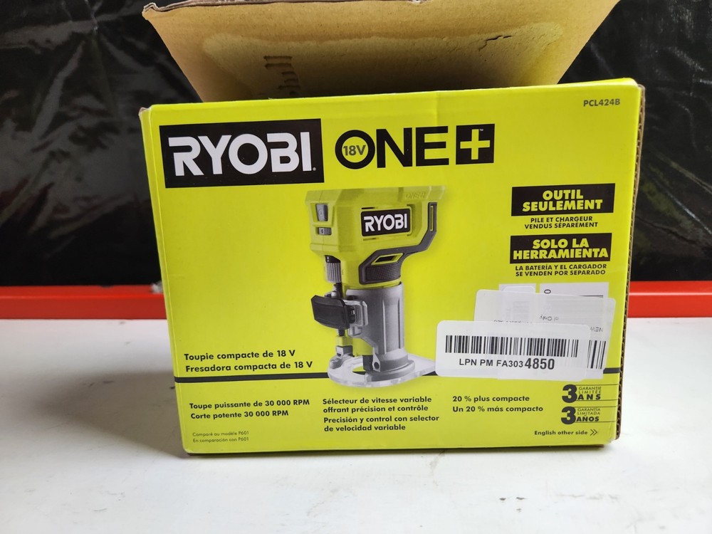 RYOBI 18V ONE+ Compact Router PCL424B (Tool Only)