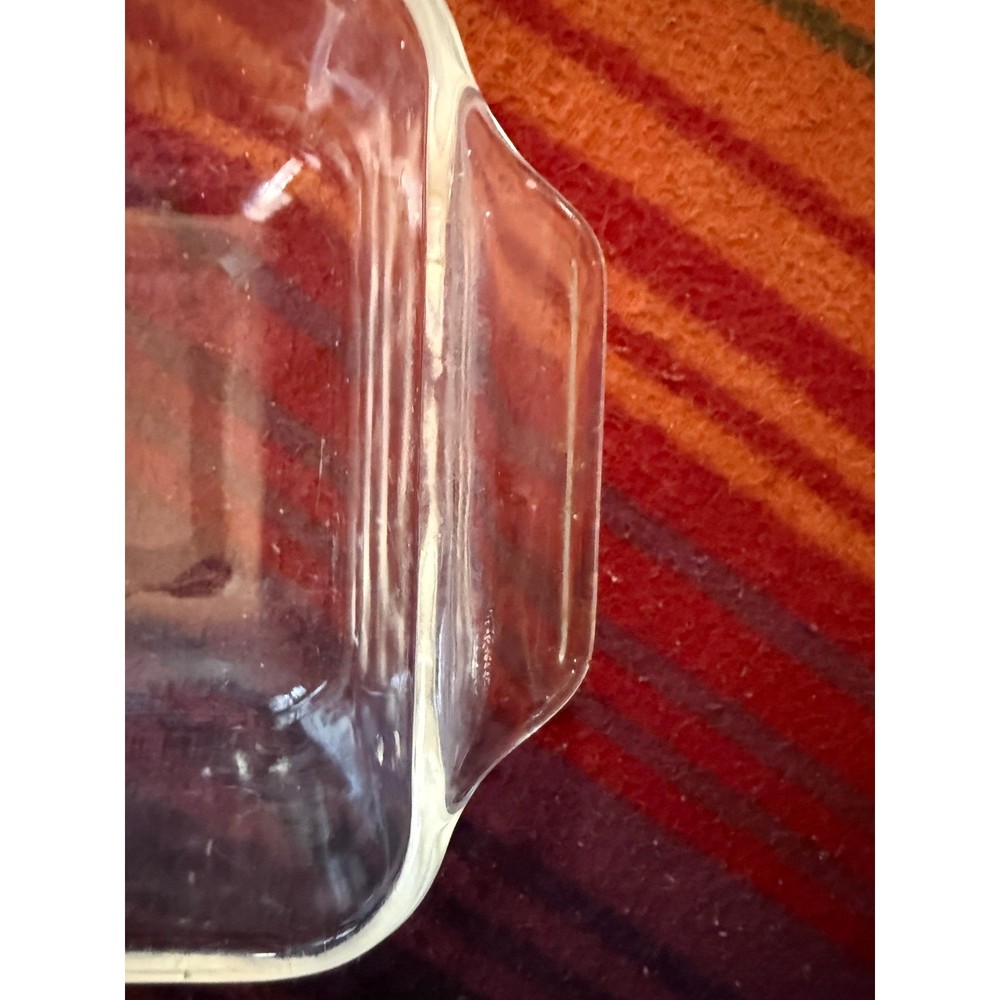 Anchor Hocking Fire King Glass Rectangular Baking Dish Clear Ovenware