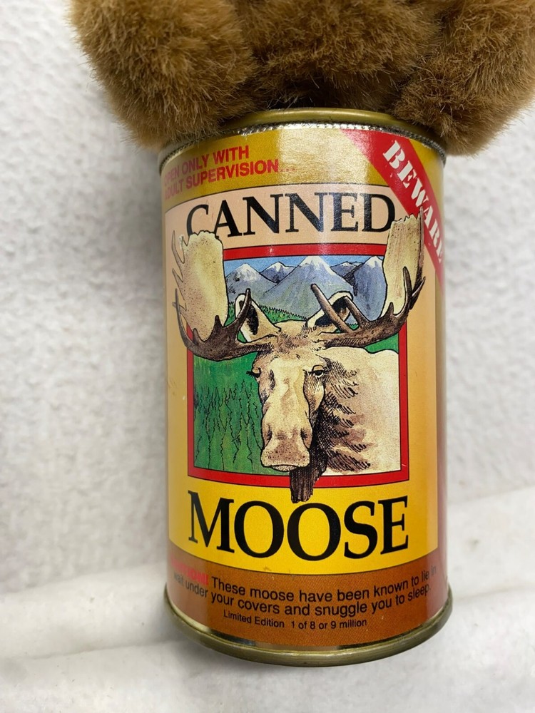 Novelty canned moose #5496