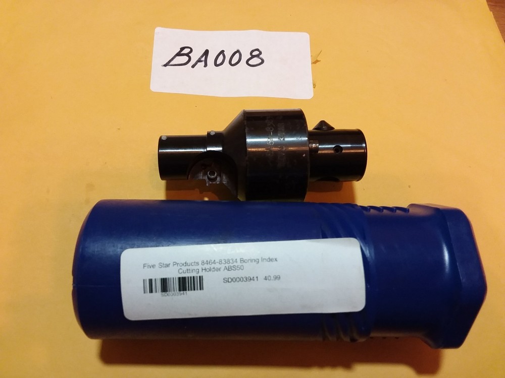 FIVE STAR 8464-83834 BORING INDEX CUTTING TOOL HOLDER ABS50