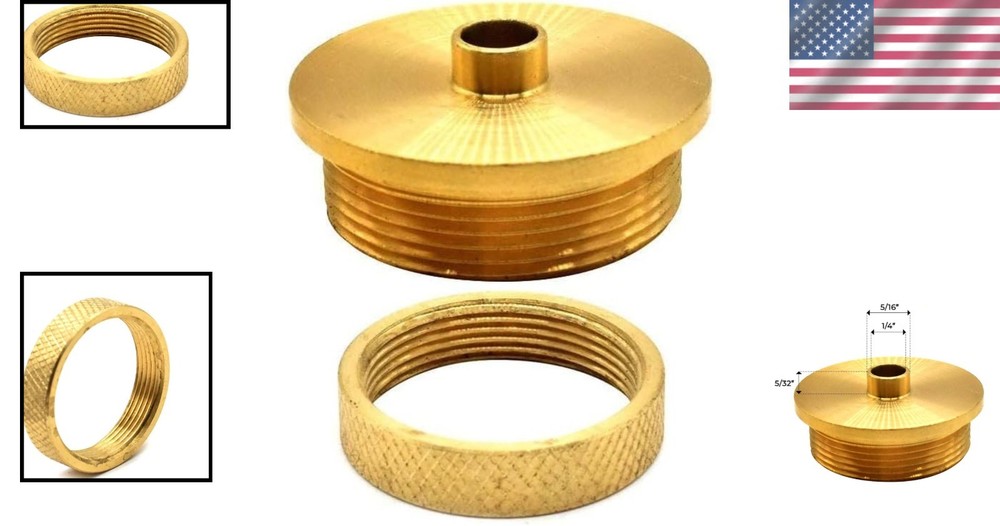 Precision 5/16 Inch Brass Router Template Guide for Dovetailing & Pattern Work