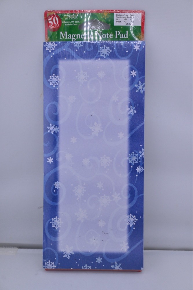Magnetic note pads Christmas theme different pads