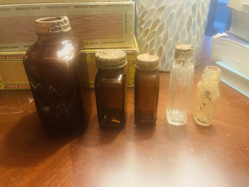 Vintage small bottles