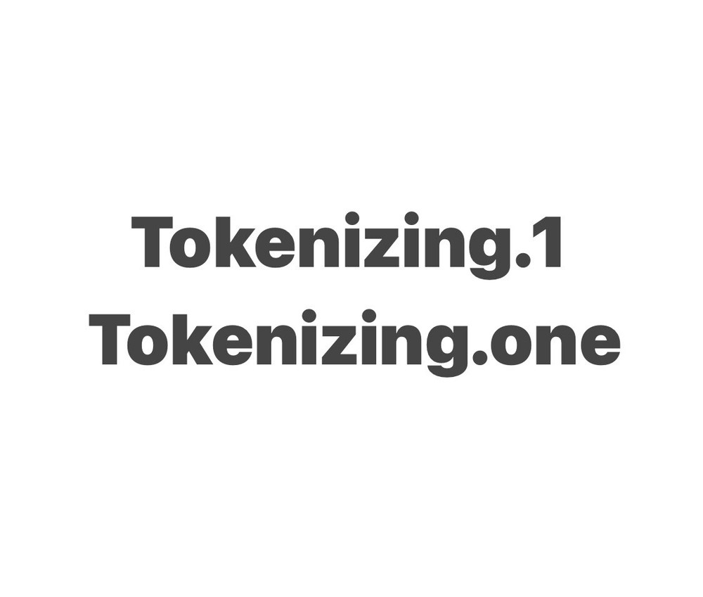 Tokenizing.one & Tokenizing.1 - web3 & web2 domains