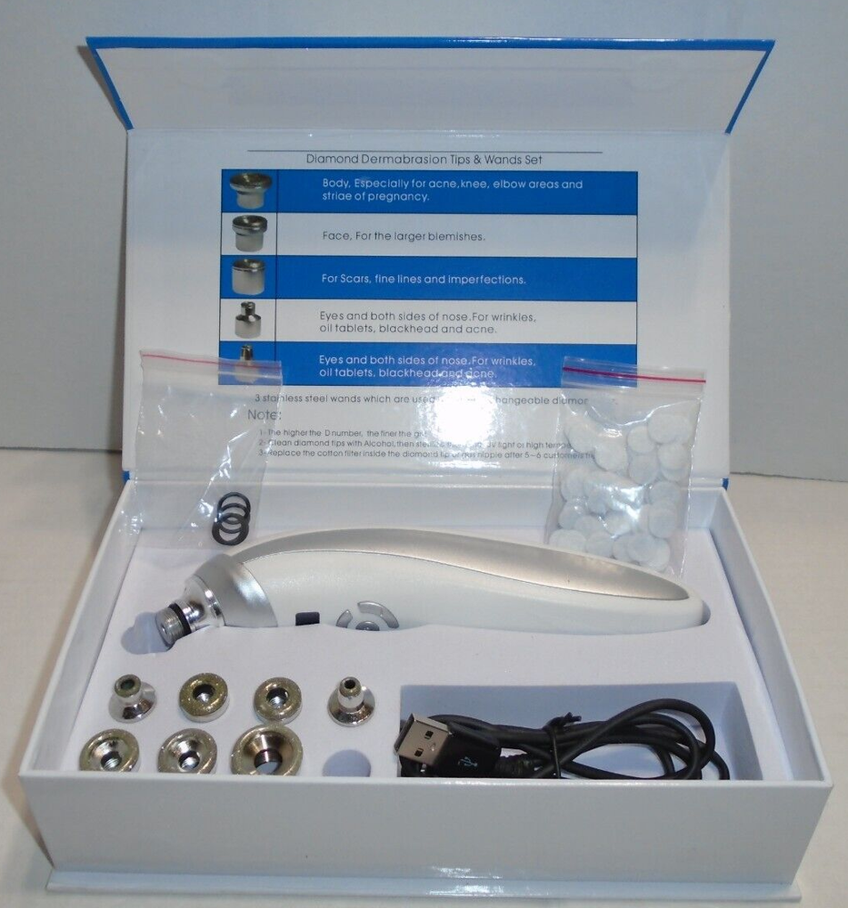 Upgraded Diamond Microderm Machine Professional Facial Machine Suction Tool