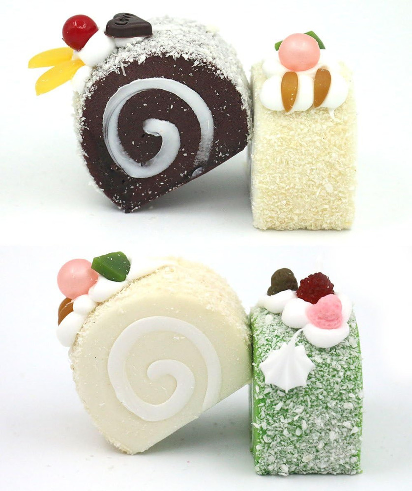Nice Purchase 6Pcs Realistic Artificial Simulation Cake Dessert Mixed Fake Cake