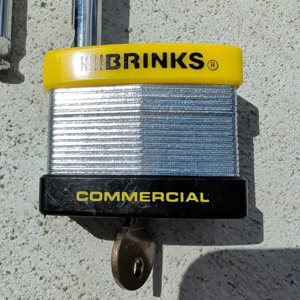 Brinks Commercial Grade Padlock High Security