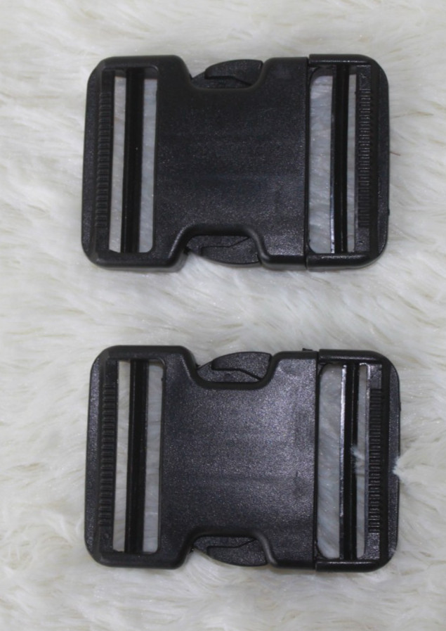 Side Release Buckles Heavy Duty Plastic Backpack & other belts 2 sets