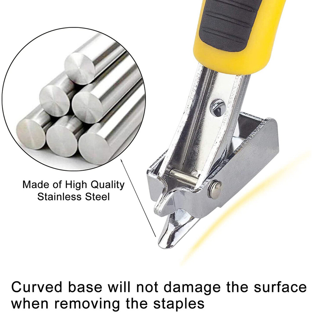 Upholstery Carpet Puller Tool Staple Remover Tack Ofiice Claw Hand Held Stapler