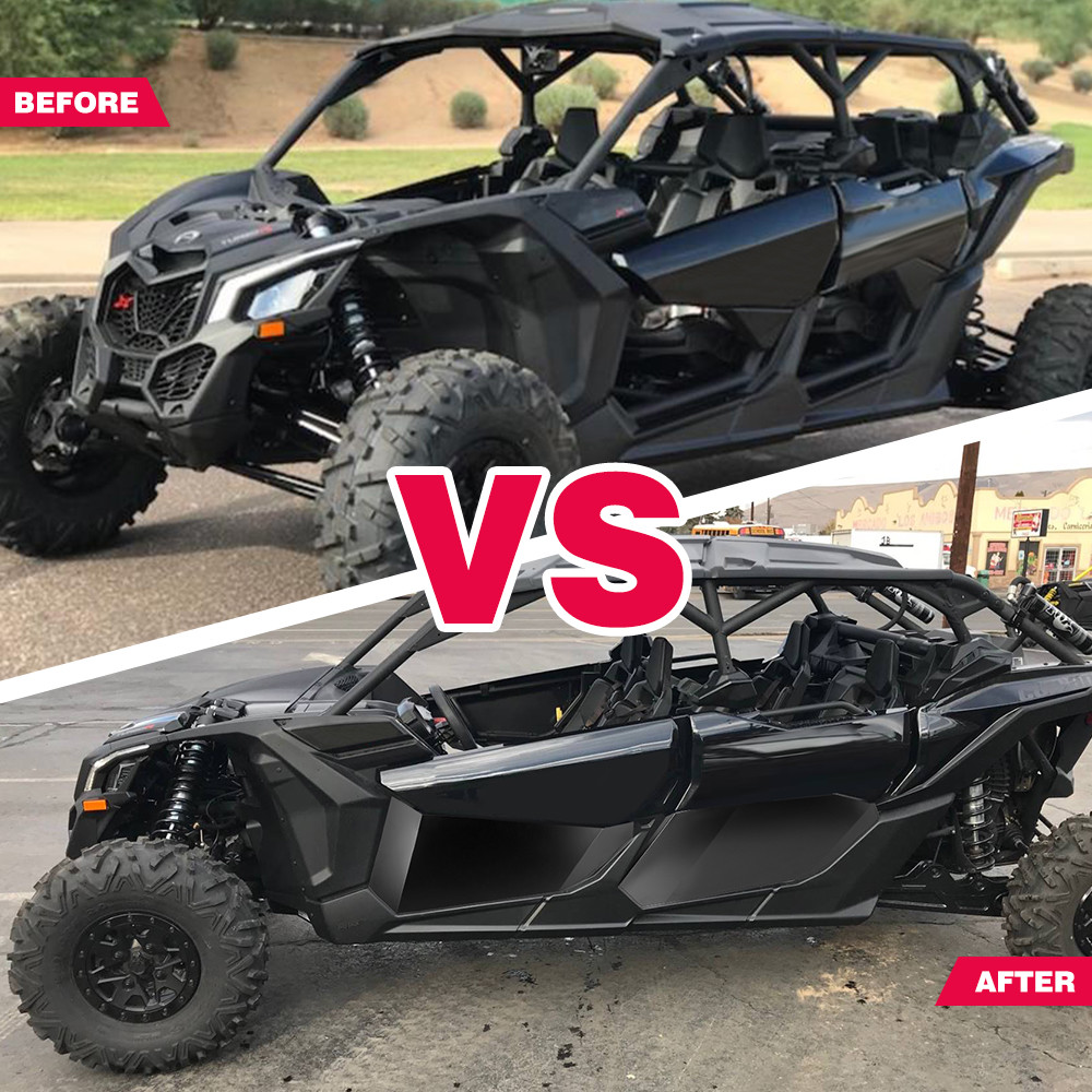 4 Doors Half Lower Door Panel Front & Rear For Can Am Maverick X3 Max 2017-2025