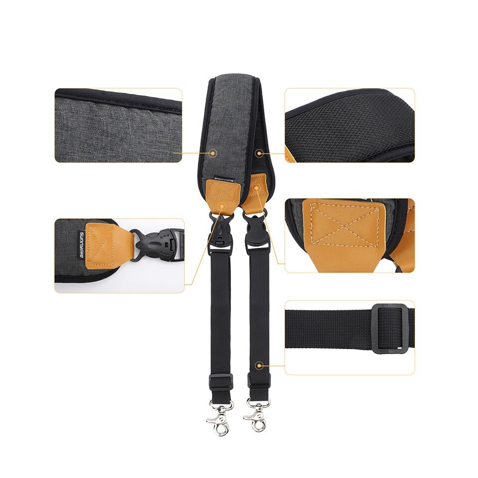 High Grade Handheld Gimbal Stabilizer Neck Shoulder Strap Dual Hook(Bulk 3 Sets)