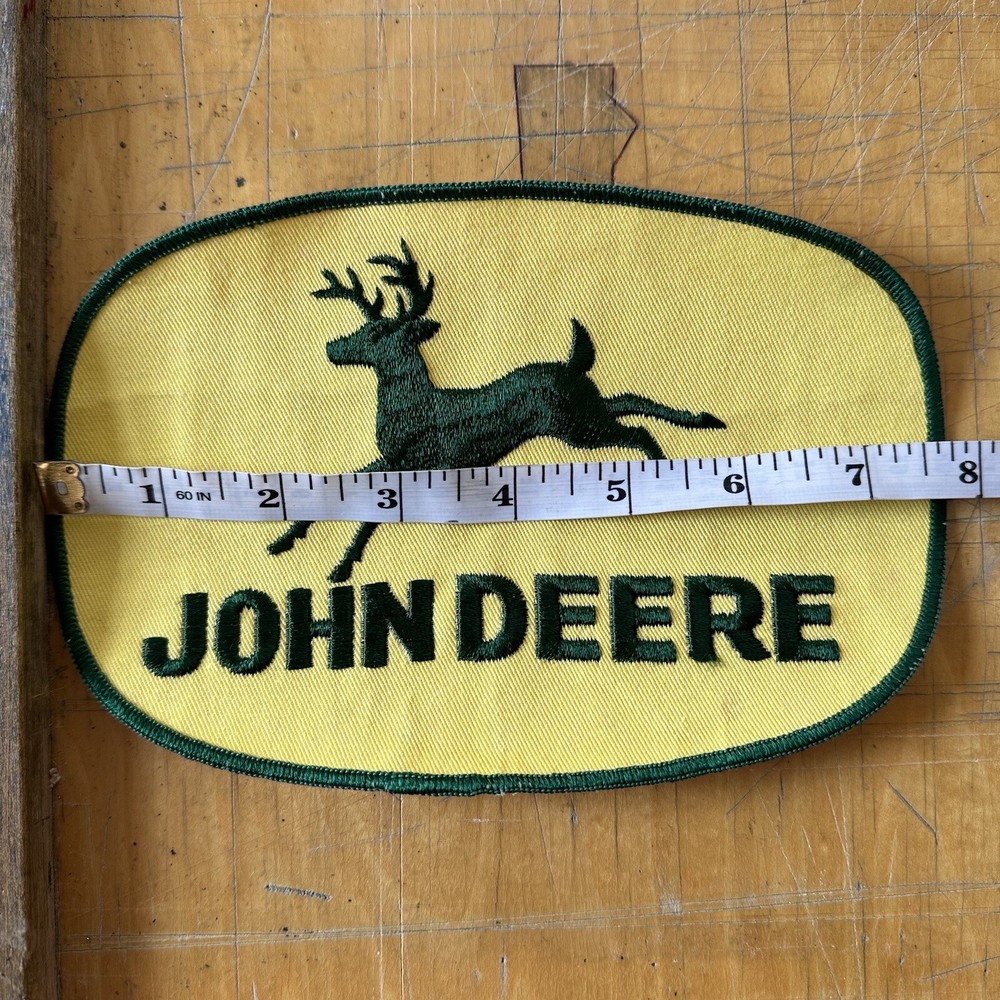 John Deere Large Patch 4 Legs Deer 7 3/4 X 5 Inches