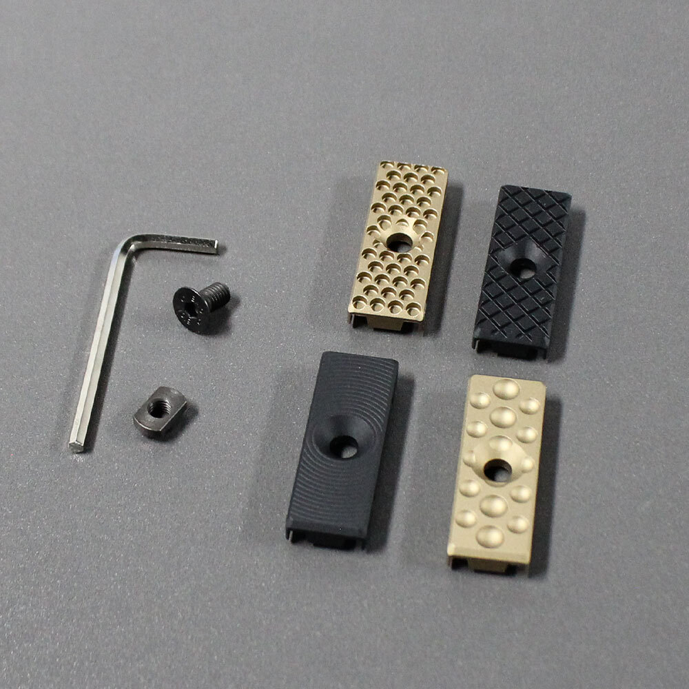 MLOK System Rail Cover Panel Hand Protection Wire Guide Cable Weapon Accessories