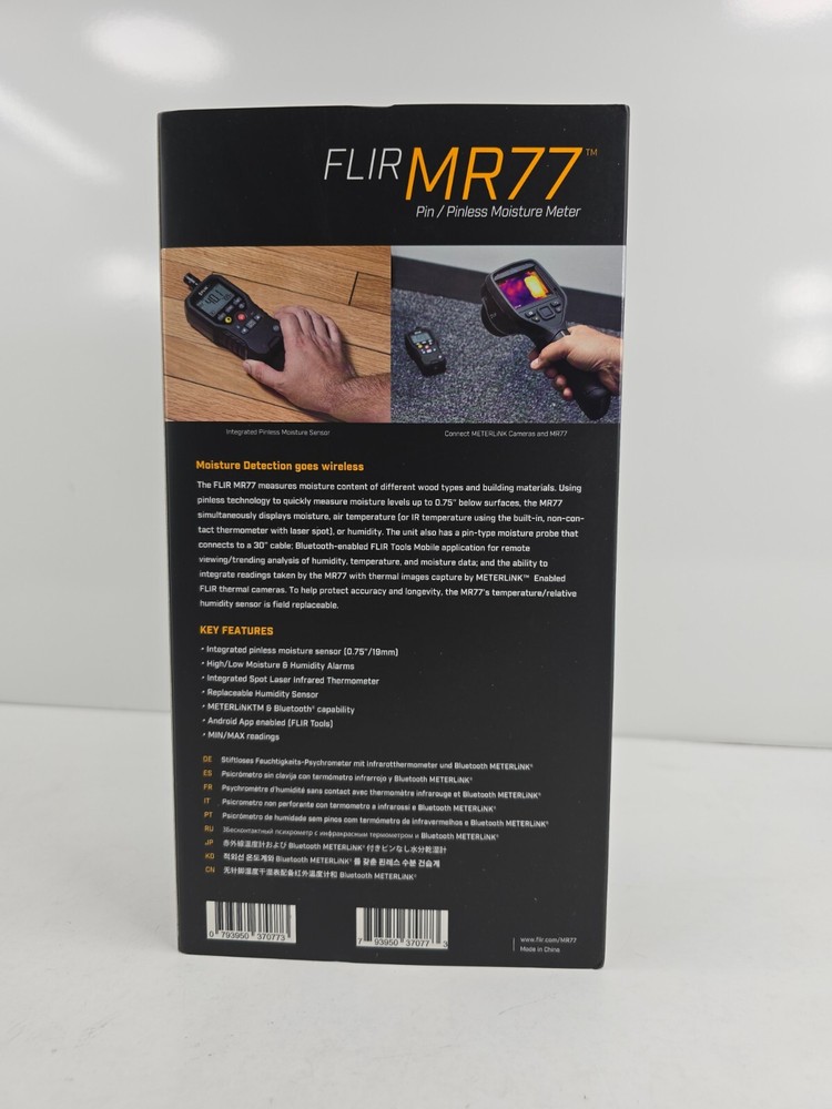 FLIR MR77 Pinless Moisture Meter NEW