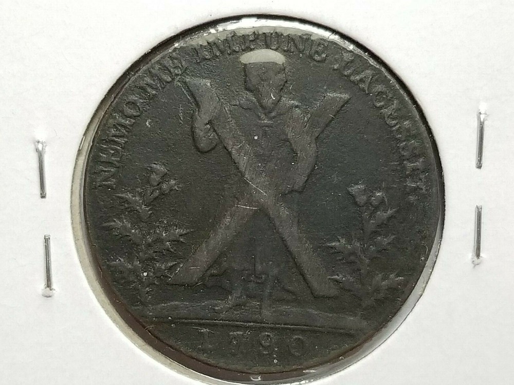 1790 Edenburgh Half Penny Conder Token