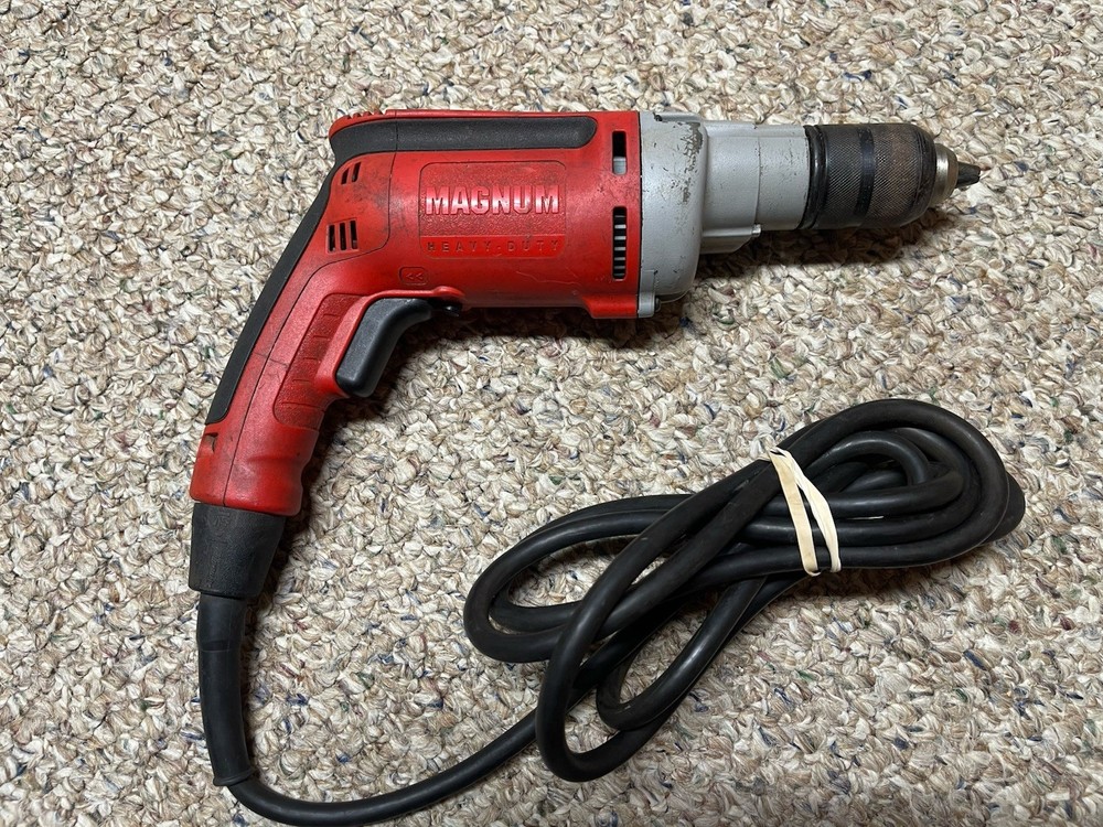 Milwaukee 0302-20 1/2" Corded Drill - Red