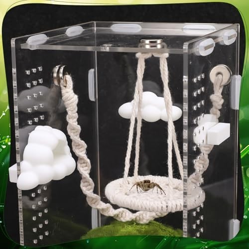 Jumping Spider Enclosure Accessories Kit 5 PCS – Include Cloud Platforms with