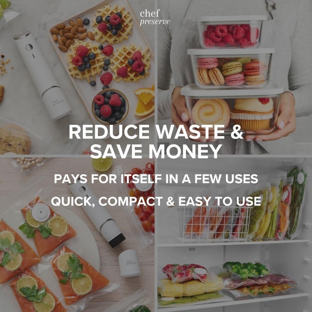 Compact Vacuum Sealer + Glass Containers