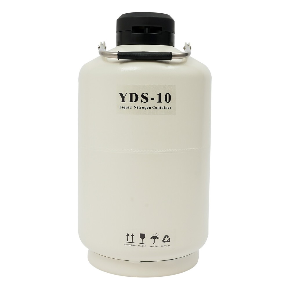 10L Liquid Nitrogen Container Liquid Nitrogen Tank Nitrogen Cryogenic Container