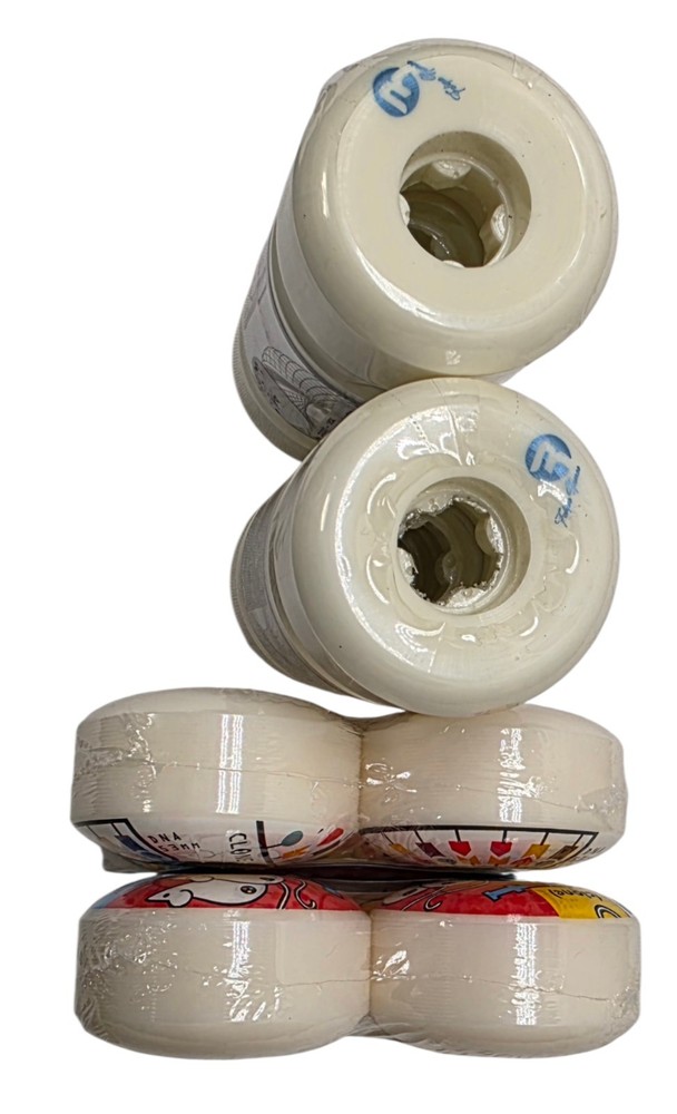 4 Skateboard Wheels Mixed Ricta Vortex Clone Alien Workshop 53mm, 54mm