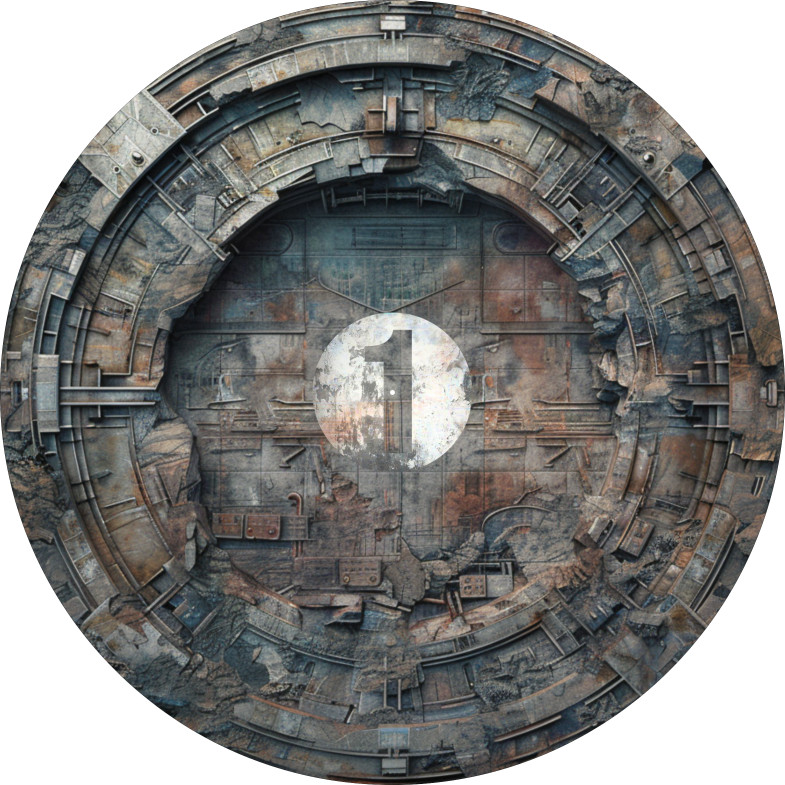 Objective Markers Set - 7.57" - Complex - Compatible w/ Warhammer 40K