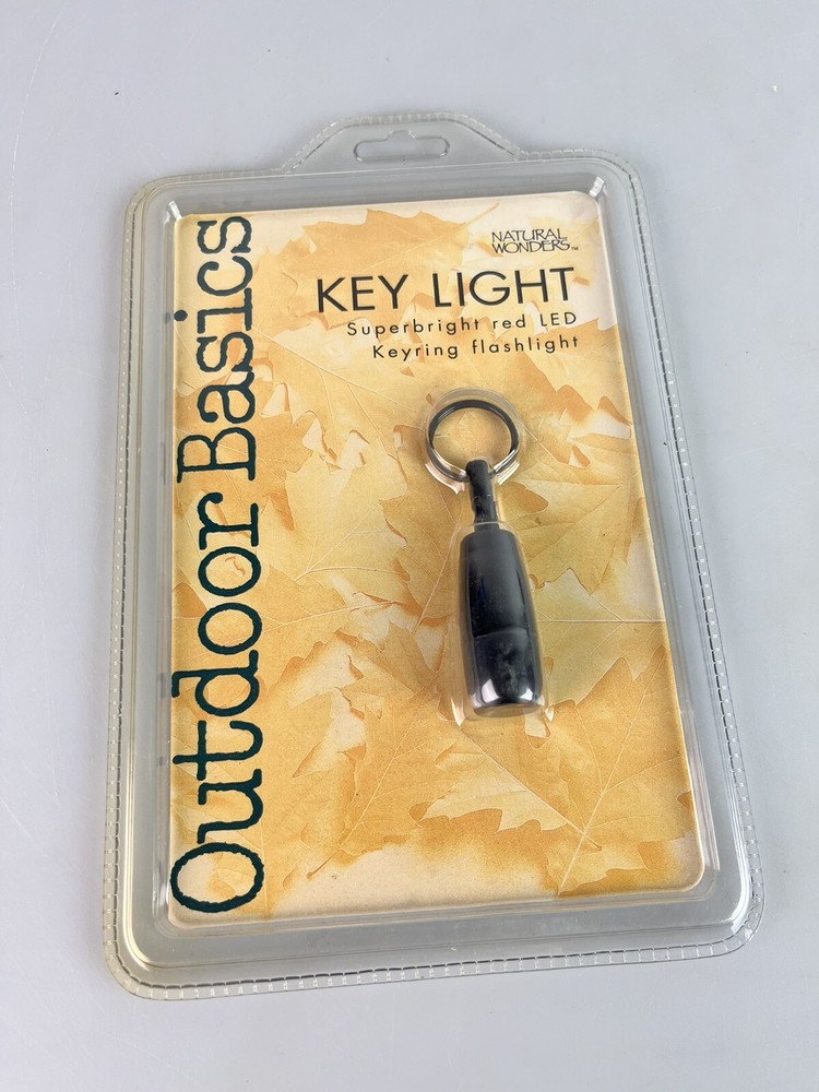 Key Light Superbright red LED Keyring Flashlight NATURAL WONDERS