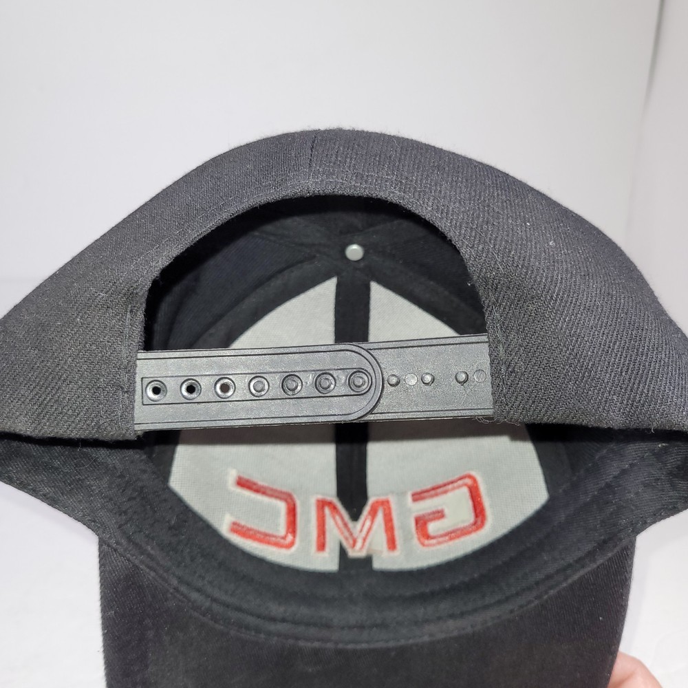 GMC Black Hat Cap Snap Back