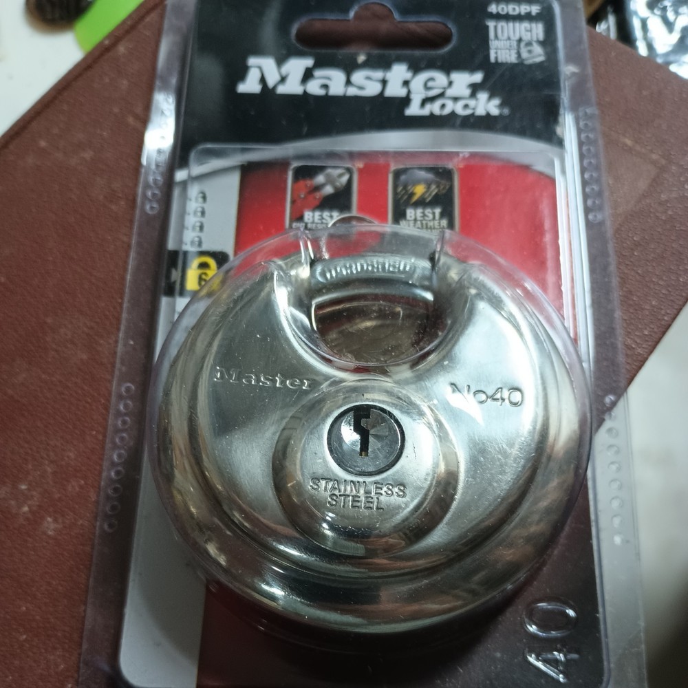 Master Lock 40DPF Stainless Steel Padlock