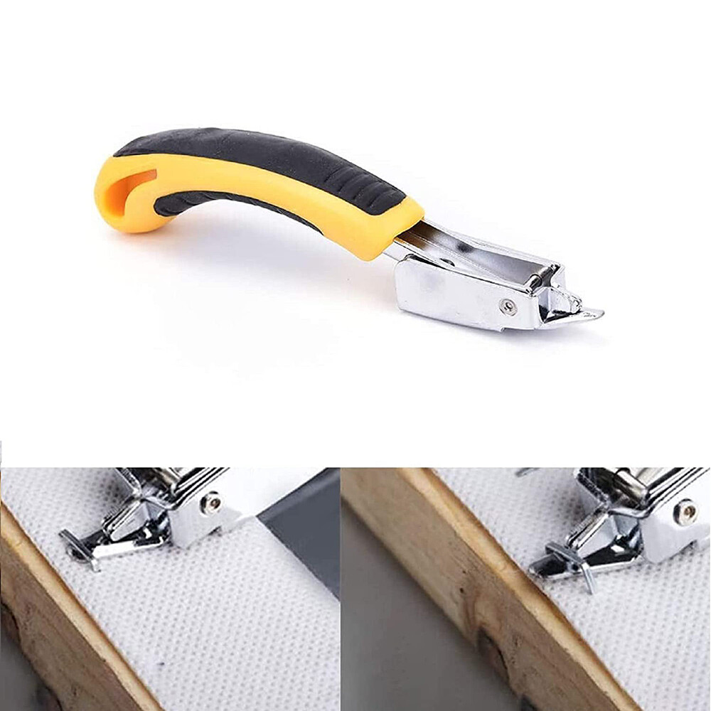 Upholstery Carpet Puller Tool Staple Remover Tack Ofiice Claw Hand Held Stapler