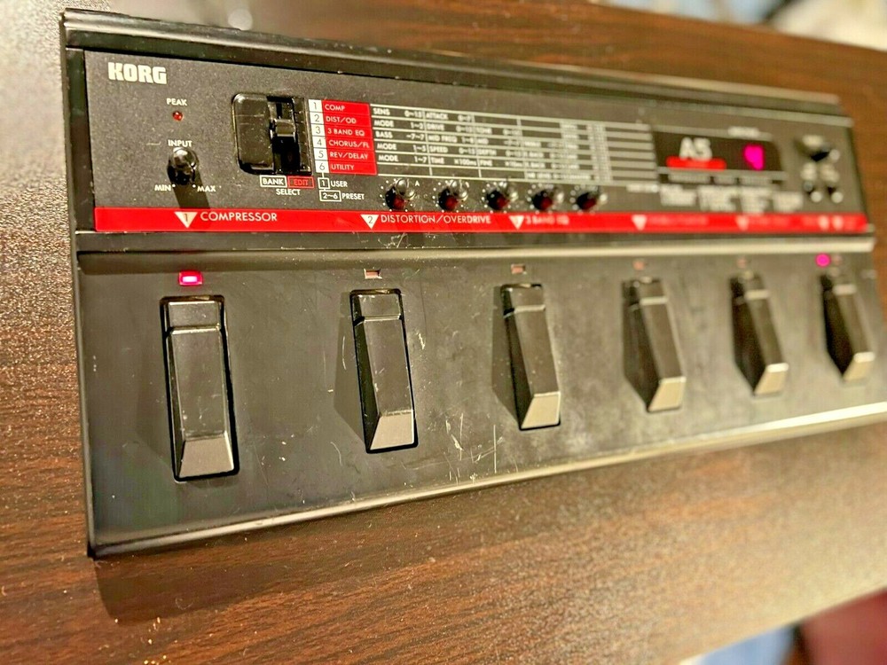 Korg A5 Bass Performance Signal Processor Multi Effect / Multi-FX/ Guitar Pedal