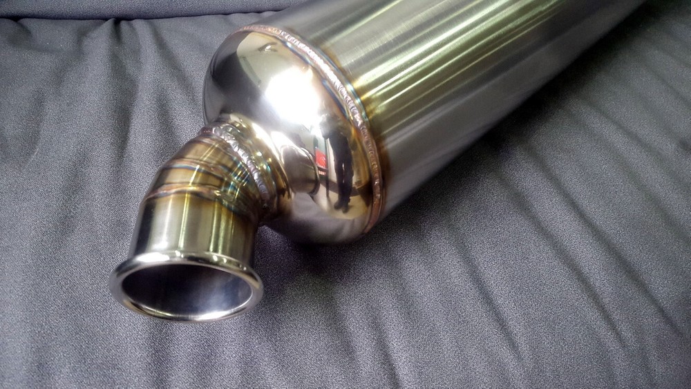Silencer Box WESTFIELD Style Exhaust Kit Car Side Exit 2.5" BORE 2.5" Tailpipe