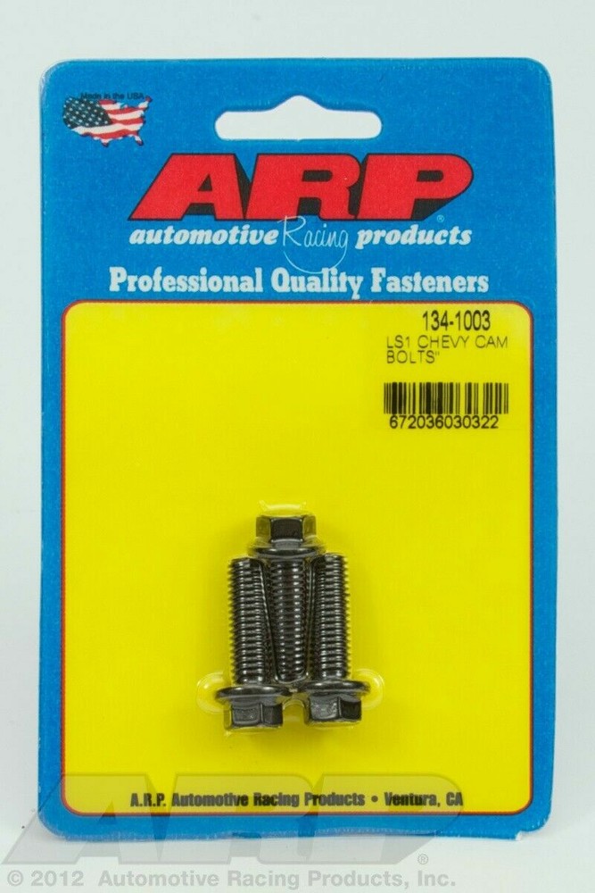 ARP 134-1003 Black For LS1 Chevy cam bolt kit