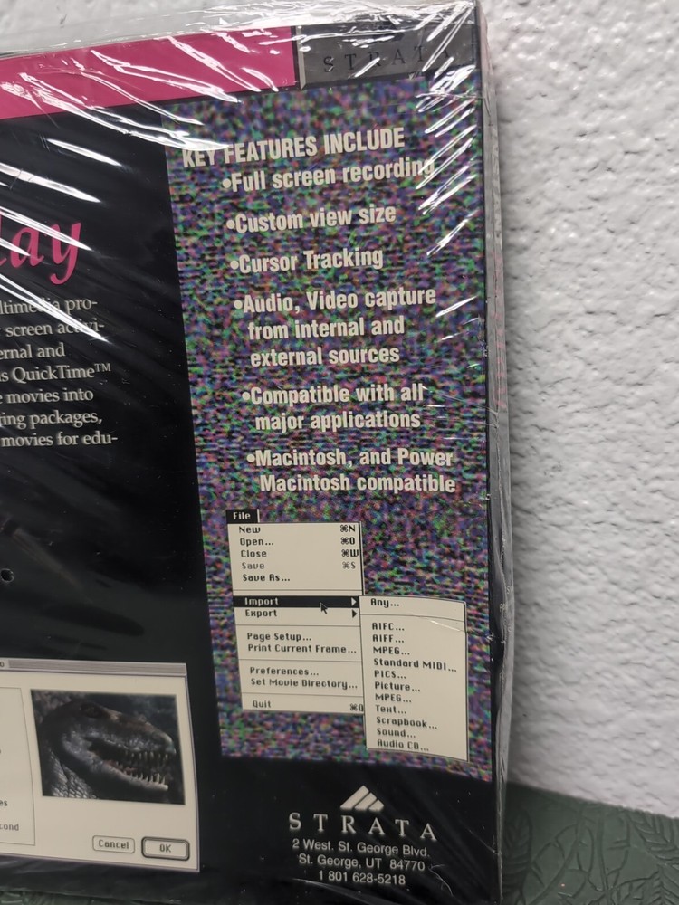 Strata Instant Replay Multimedia Screen Recorder Software Macintosh