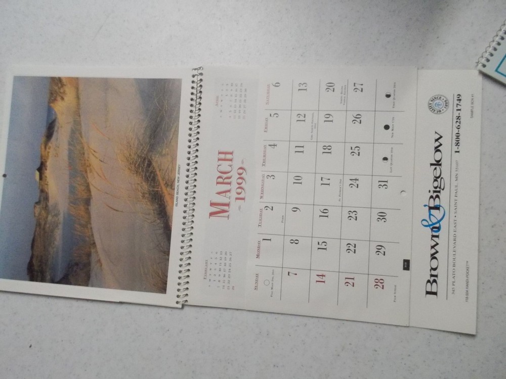 4 Vintage 1999 Calendars