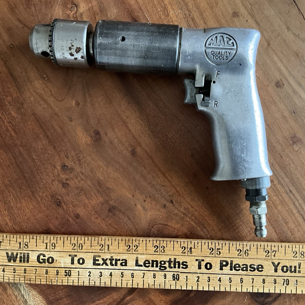 Mac Tools 1/2" Pneumatic Reversible Keyed-Chuck Air Drill