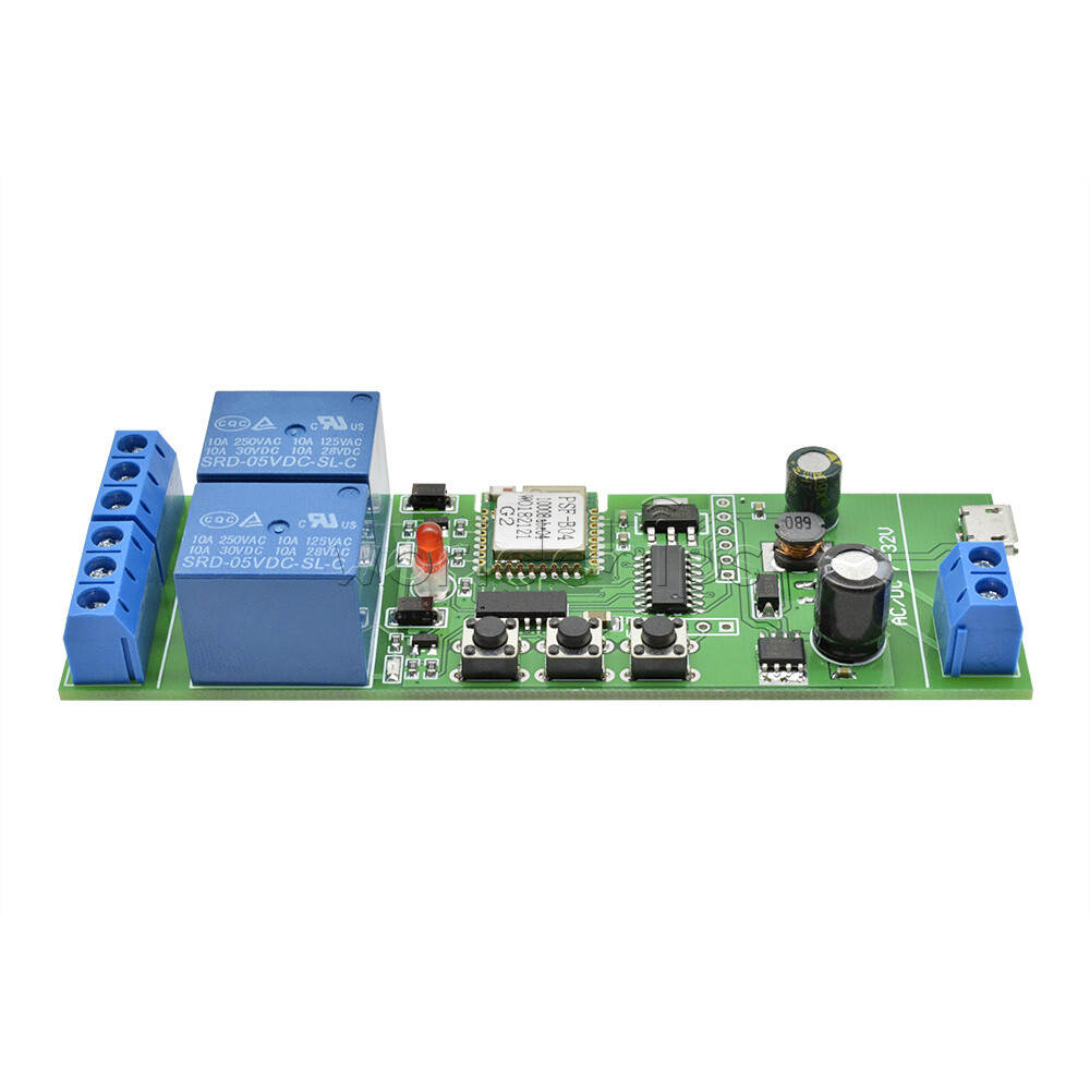 DC 7-32V 2/4 Channel WiFi Wireless Relay Module Smart Switch Home Remote Control