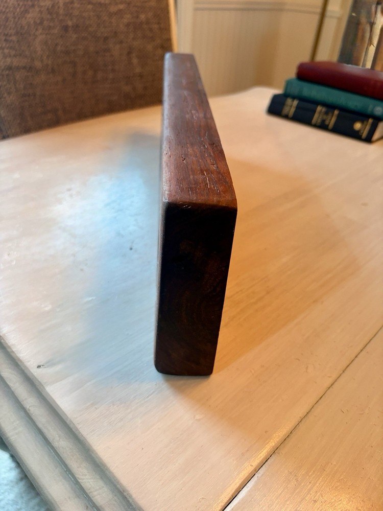 Rustic Solid Wood Wine Flight Stand 3 Bottle Tasting Display Barware Vintage