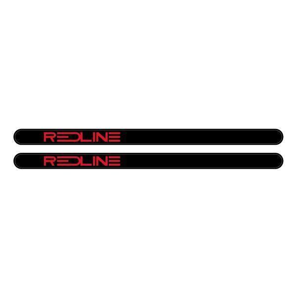 Redline Gen 3 Black with red logo - Flight crank decal set