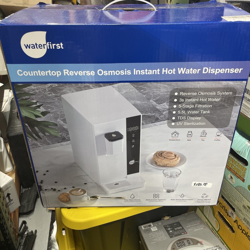 WaterFirst RO Countertop Reverse Osmosis Hot Water Dispenser 3S 5 Stage 5.5L S4