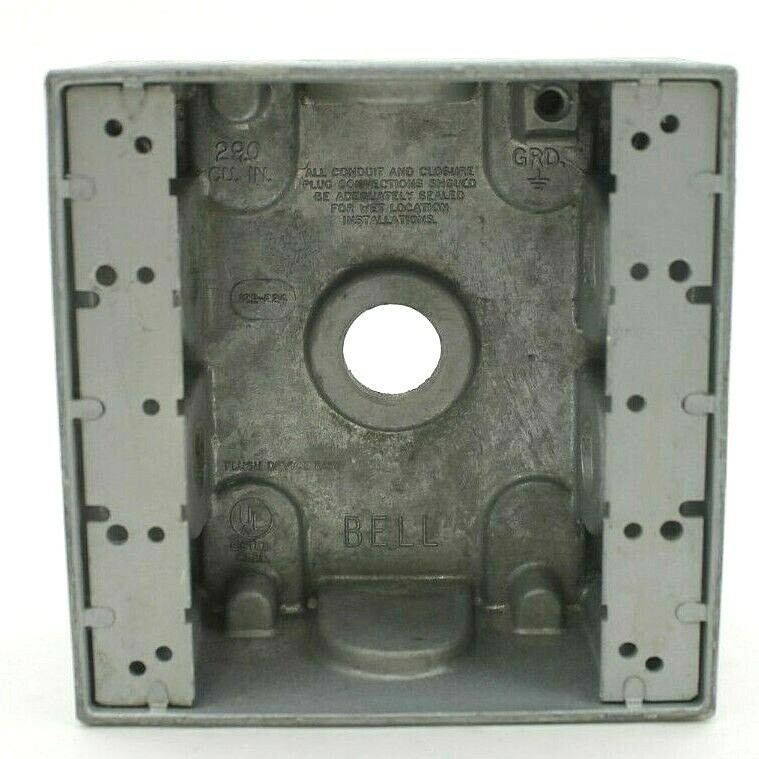 Bell 122-224 2-Gang Outlet Box