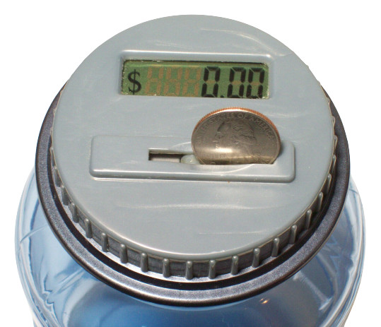 Electronic Coin Counting Jar