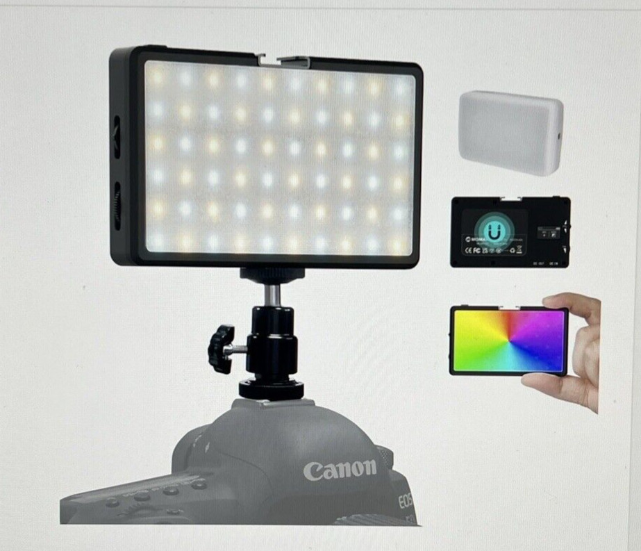 Moman ML8A-RC RGB LED Camera Light