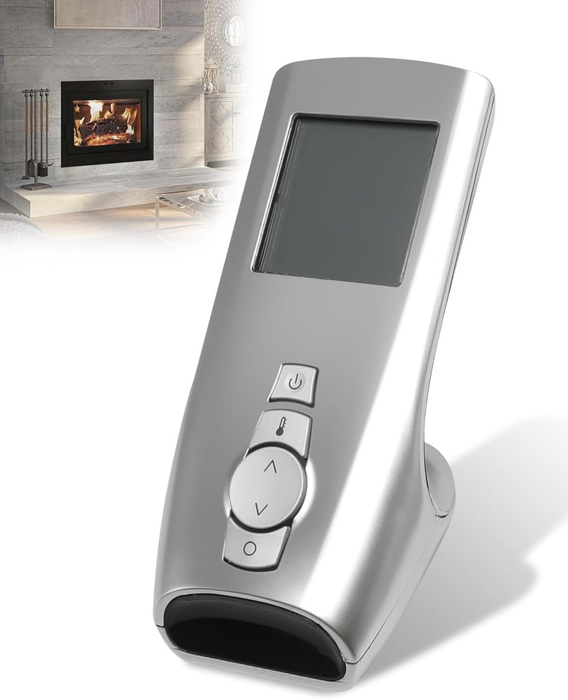 0.584.023Silver Fireplace Remote Control Transmitter Compatible with GTMF Series