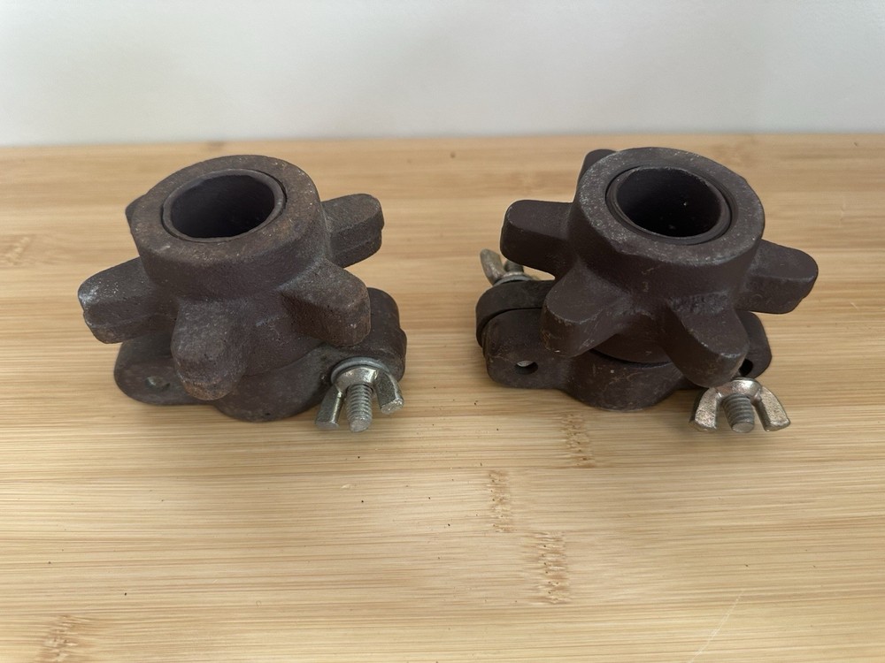 Vintage Weight Bar Locking Collars/2