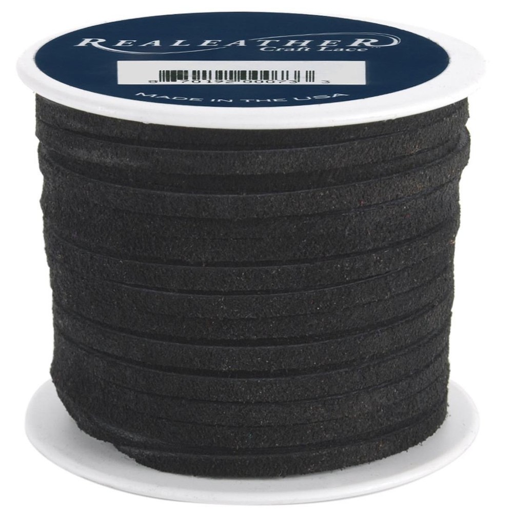 Realeather Suede Lace Black