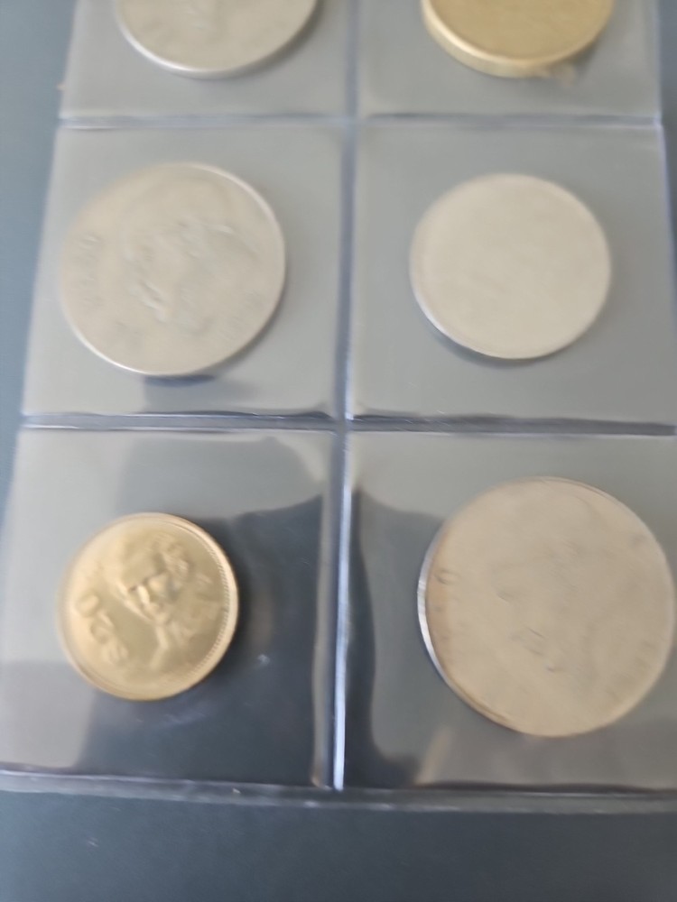 Mexico Coins x8 Assorted Second half 20th Century